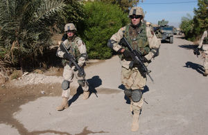 Soldiers from Alpha Company, 1-18 Infantry Bat...