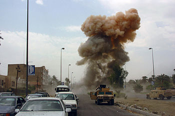 Car bombings are a common form of attack in Ir...