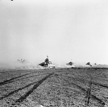 IWM caption : El Alamein 1942: British tanks m...