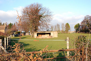 English: A relic from WW2 This gun emplacement...